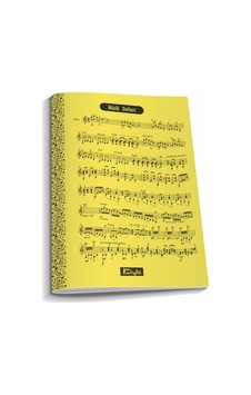 New Style A-4 Pp Kapak Müzik Defteri 40yp 10 Çeşitli Renk Ve Desen New Style A-4 Pp Kapak Müzik Defteri 40yp 10 Çeşitli Renk Ve Desen