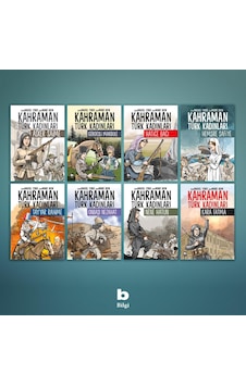 Kahraman Türk Kadınları Serisi 8 Kitaplık Set Kahraman Türk Kadınları Serisi 8 Kitaplık Set