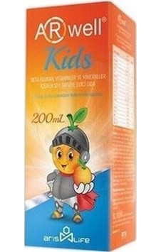 Arwell Kids Betaglukan Vitamin Ve Mineraller Sıvı Şurup 200 Ml