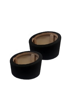 20cm Yükseltme Boş Kabin Siyah Mdf 2 Adet