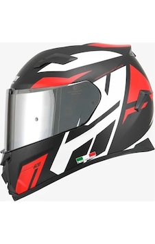 Sway 820 Dakar 3 Full Face Motosiklet Kaskı Siyah Kırmızı Sway 820 Dakar 3 Full Face Motosiklet Kaskı Siyah Kırmızı