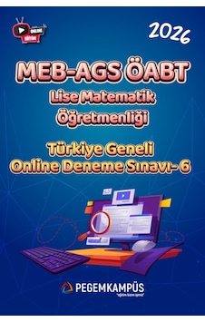 2026 Meb-ags Öabt Lise Matematik Öğretmenliği Türkiye Geneli Online Deneme Sınavı-6 2026 Meb-ags Öabt Lise Matematik Öğretmenliği Türkiye Geneli Online Deneme Sınavı-6