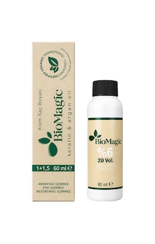 Biomagic Organik İçerikli Amonyaksız Saç Boyası 60 Ml. + Oksidan 90 Ml. Biomagic Organik İçerikli Amonyaksız Saç Boyası 60 Ml. + Oksidan 90 Ml.