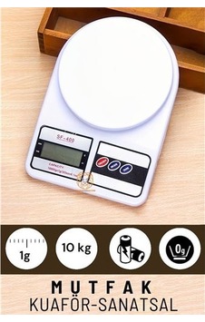 Modacar Hassas Mutfak Terazisi Kuaför Terazisi 10 Kg Çok Renkli