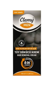 Clemy Men 6 Dk Tüy Dökücü Krem Sert Ve Kalın Tüyler İçin 100 Ml Clemy Men 6 Dk Tüy Dökücü Krem Sert Ve Kalın Tüyler İçin 100 Ml