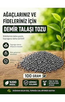 Ağaç Ve Fideler İçin Demir Talaşı Tozu 100 Gram 0.1 KG Ağaç Ve Fideler İçin Demir Talaşı Tozu 100 Gram 0.1 KG