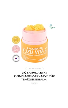 3 Ü 1 Arada Makyaj Temizleme Balmı Lala Recipe Yuzu Vita Gommage Cleansing Balm 3 Ü 1 Arada Makyaj Temizleme Balmı Lala Recipe Yuzu Vita Gommage Cleansing Balm