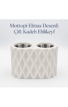 Mottopi Ehlikeyf Mermer Renk Elmas Desenli,2 Kadeh Yuvalı,metal İç Hazneli,termojelli Soğutucu-mermer/krem Mottopi Ehlikeyf Mermer Renk Elmas Desenli,2 Kadeh Yuvalı,metal İç Hazneli,termojelli Soğutucu-mermer/krem