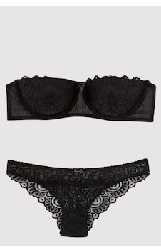 Pierre Cardin 4741 Kadın Siyah Soft Push-up Straplez Sütyen Takım Siyah Pierre Cardin 4741 Kadın Siyah Soft Push-up Straplez Sütyen Takım Siyah