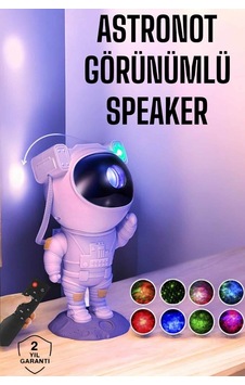 Northcity Astronot Projeksiyon Lambası - Bluetooth Gece Lambası Ve Nebula Görseli İle Huzurlu Uyku Northcity Astronot Projeksiyon Lambası - Bluetooth Gece Lambası Ve Nebula Görseli İle Huzurlu Uyku
