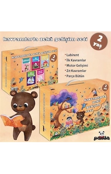 2 Yaş Kavramlarla Zeka Gelişim Seti - 5 Kitap Takım - Afife Çoruk - Panda 2 Yaş Kavramlarla Zeka Gelişim Seti - 5 Kitap Takım - Afife Çoruk - Panda