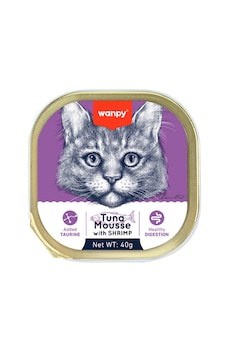 Wanpy Kedi 40 Gr Ton Balıklı Ve Karidesli Alutray Kedi Yaş Maması Wanpy Kedi 40 Gr Ton Balıklı Ve Karidesli Alutray Kedi Yaş Maması