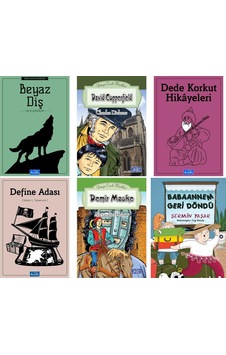 Babaannem Geri Döndü Beyaz Diş .demir Maske . Define Adası .dede Korkut Hikayeleri 6 Kitap Set Babaannem Geri Döndü Beyaz Diş .demir Maske . Define Adası .dede Korkut Hikayeleri 6 Kitap Set