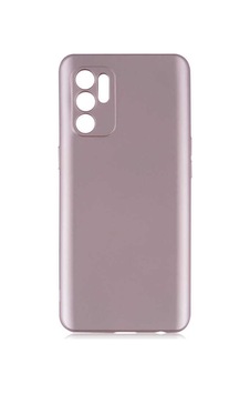 Oppo Reno 6 4g Kılıf Zore Premier Silikon Kapak Rose Gold