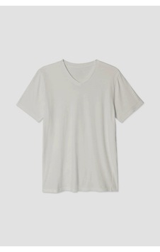 Kadın V Yaka Tshirt Spr24tsk40 Ekru Kadın V Yaka Tshirt Spr24tsk40 Ekru