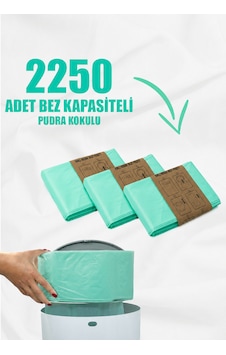 Korbell 16 Lt Çöp Kutuları Ile Uyumlu 2250 Bebek Bezi Kapasiteli 3 Paket Yerli Çöp Poşeti Pudra Kokulu Korbell 16 Lt Çöp Kutuları Ile Uyumlu 2250 Bebek Bezi Kapasiteli 3 Paket Yerli Çöp Poşeti Pudra Kokulu