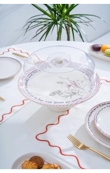 Acar Hca9090 Laila Desenli Ayaklı Kek Fanusu 30 Cm Çok Renkli Acar Hca9090 Laila Desenli Ayaklı Kek Fanusu 30 Cm Çok Renkli