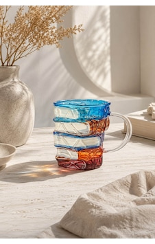 2'li Kitap Tasarımlı Renkli Borosilikat Cam Kupa 350 Ml 3 Boyutlu Kahve, Çay Ve Nescafe Bardağı 2'li Kitap Tasarımlı Renkli Borosilikat Cam Kupa 350 Ml 3 Boyutlu Kahve, Çay Ve Nescafe Bardağı