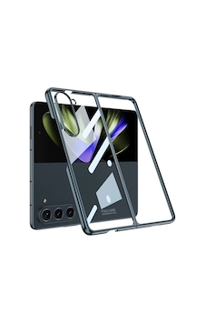 Galaxy Uyumlu Z Fold 5 Kılıf Zore Full Camlı Kıpta Kapak Gümüş Yeşili Galaxy Uyumlu Z Fold 5 Kılıf Zore Full Camlı Kıpta Kapak Gümüş Yeşili