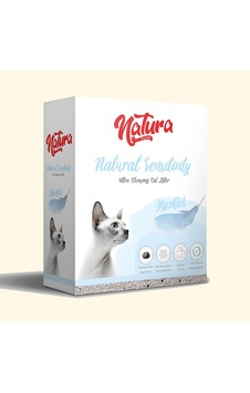 Natura Natural Sensitivity Kokusuz İnce Taneli Topaklaşan Bentonit Kedi Kumu 10 L
