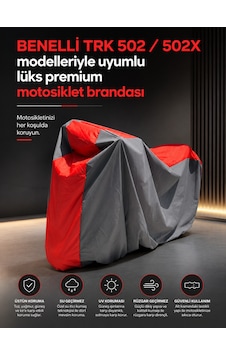Benelli Trk 502-502x Lüx Premium Suya Ve Güneş Işınlarına Karşı Dayanıklı Motosiklet Brandası Benelli Trk 502-502x Lüx Premium Suya Ve Güneş Işınlarına Karşı Dayanıklı Motosiklet Brandası