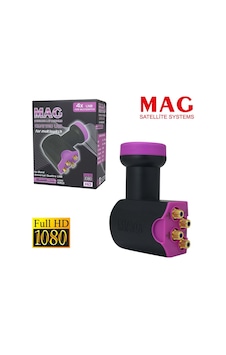 MAG 4 LÜ SANTRAL LNB ALTIN UÇLU SHARP CHIP 0.1 DB MAG 4 LÜ SANTRAL LNB ALTIN UÇLU SHARP CHIP 0.1 DB