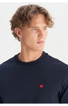 Wrangler Bisiklet Yaka Lacivert Erkek Sweatshirt-w2520255410