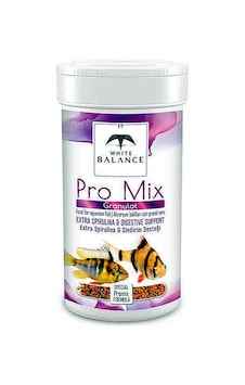 White Balance Pro Mix Ganules 100 ML Balık Yemi White Balance Pro Mix Ganules 100 ML Balık Yemi
