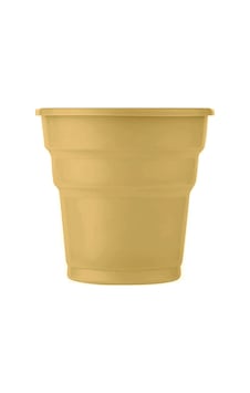 Bardak Plastik Bardak 25 Adet Altın Renk Bardak Plastik Bardak 25 Adet Altın Renk