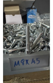 Alyan Başlıklı M8x45mm (100 adet ) Alyan Başlıklı M8x45mm (100 adet )
