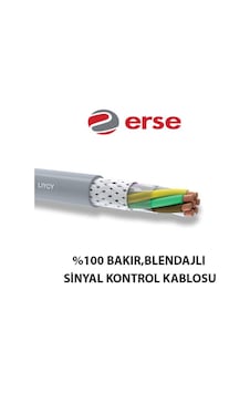 Erse 4X0.50 Lıycy Blendajlı %100 Bakır Kablo 1 M Erse 4X0.50 Lıycy Blendajlı %100 Bakır Kablo 1 M