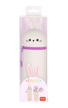 Legami Kawaii 2-ın-1 Silikon Kalem Çantası Tavşan Ka0014 Çok Renkli Legami Kawaii 2-ın-1 Silikon Kalem Çantası Tavşan Ka0014 Çok Renkli