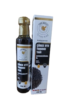 The Melly Çörekotu Tohumu Yağı 250 Ml Soğuk Pres Çörek Otu Yağı 1adet, Melly