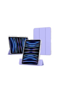 Apple İpad Air 11 2025 M3 Kılıf - Manyetik Ayrılabilen Airbag Destekli Zore Sliding Tablet Kılıfı, Apple Pencil Tutucu 2in1 Tasarım Şeffaf Arka Kapak Lavender Apple İpad Air 11 2025 M3 Kılıf - Manyetik Ayrılabilen Airbag Destekli Zore Sliding Tablet Kılıfı, Apple Pencil Tutucu 2in1 Tasarım Şeffaf Arka Kapak Lavender