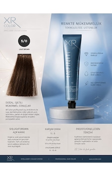 Xr Infınıtı Saç Boyası 5.0 Açık Kestane Xr Infınıtı Saç Boyası 5.0 Açık Kestane