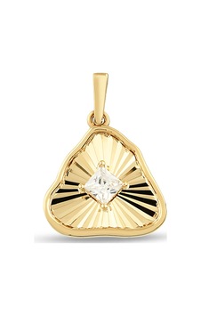 Debora Jewelry 14 Ayar Altın Taşlı Üçgen Model Kolye Ucu Debora Jewelry 14 Ayar Altın Taşlı Üçgen Model Kolye Ucu