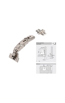 Blum 71t7550 Clip Top 155 0 Açılı Menteşe Blum 71t7550 Clip Top 155 0 Açılı Menteşe