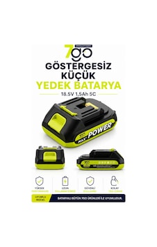 7go Göstergesiz Küçük Batarya 18.5v 1.5ah 5c Li-ıon Yedek Batarya 7go Ürünleri İle Uyumlu Hızl 7go Göstergesiz Küçük Batarya 18.5v 1.5ah 5c Li-ıon Yedek Batarya 7go Ürünleri İle Uyumlu Hızl