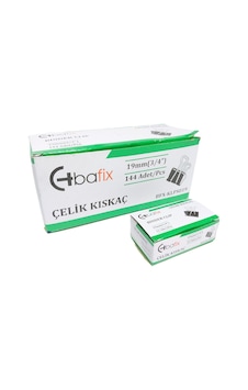 Bafix Kıskaç Klips Çelik 19 Mm 12 Li Bafix Kıskaç Klips Çelik 19 Mm 12 Li