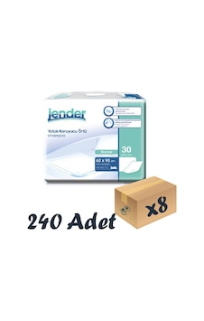 Jender Yatak Koruyucu Örtü 60 x 90 CM 8 x 30’lu 240 Adet Jender Yatak Koruyucu Örtü 60 x 90 CM 8 x 30’lu 240 Adet