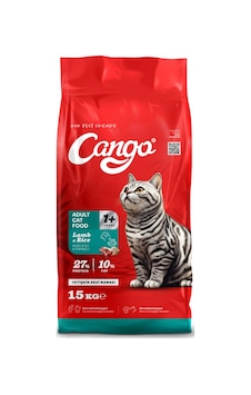 Cango Yetişkin Kedi Maması Kuzu Etli Ve Pirinçli 15kg Cango Yetişkin Kedi Maması Kuzu Etli Ve Pirinçli 15kg