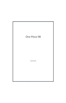 One Piece Vol. 98: Volume 98 - Eiichiro Oda - Viz Media One Piece Vol. 98: Volume 98 - Eiichiro Oda - Viz Media