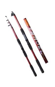 Travel 165cm 50-150gr Kırmızı Teleskopik Kamış 1