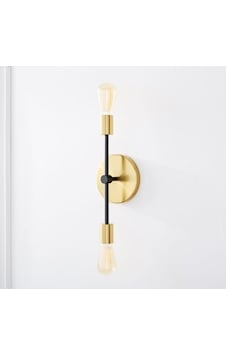 Retro Modern Gold Dekoratif 2 Li Rustik Duvar Aplik Gold Retro Modern Gold Dekoratif 2 Li Rustik Duvar Aplik Gold