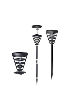 10w Solar Led Bahçe Armatürü Günışığı Sıcak Hs-5660 10w Solar Led Bahçe Armatürü Günışığı Sıcak Hs-5660