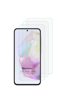 Microsonic Samsung Galaxy Uyumlu A35 Screen Protector Nano Glass Cam Ekran Koruyucu 3 Lü Paket Microsonic Samsung Galaxy Uyumlu A35 Screen Protector Nano Glass Cam Ekran Koruyucu 3 Lü Paket