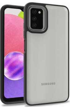 Galaxy A03s Kılıf Zore Flora Kapak Siyah