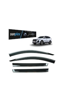 Sunplex Kromlu Cam Rüzgarlığı Chery Tiggo 7 Pro 2023-2025 İle Uyumlu- Sunplex Kromlu Cam Rüzgarlığı Chery Tiggo 7 Pro 2023-2025 İle Uyumlu-