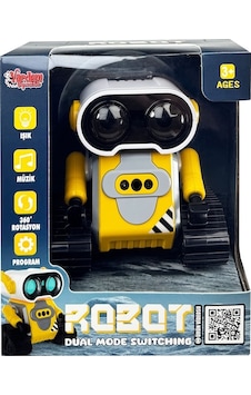 Vardem Uzaktan Kumandalı Full Fonksiyon Şarjlı 2.4g Robot-araba Sarı Renksiz