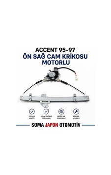 Accent Cam Krikosu 1995-1997 Ön Sağ Üçgen Motorlu Accent Cam Krikosu 1995-1997 Ön Sağ Üçgen Motorlu